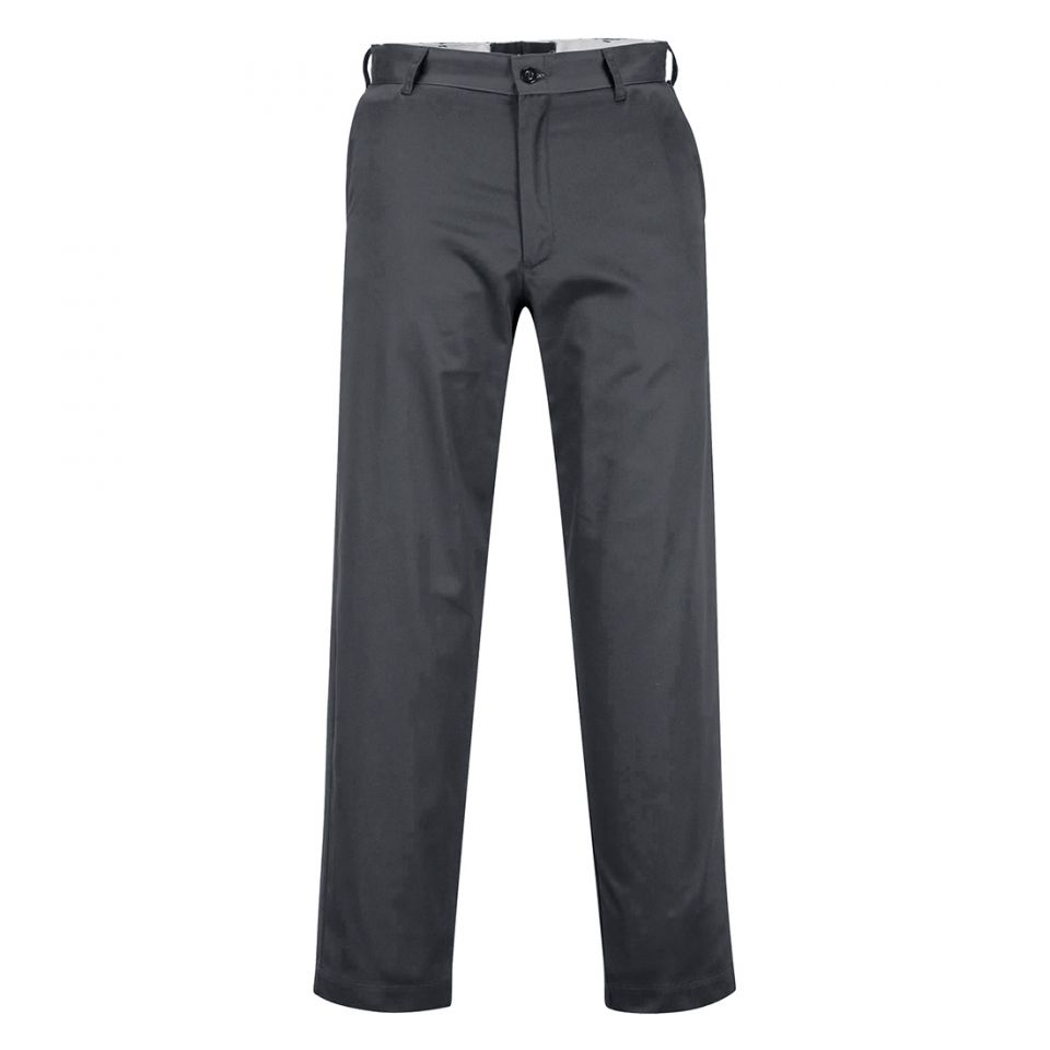 Industrial Work Pants, 42, R, Charcoal Gray