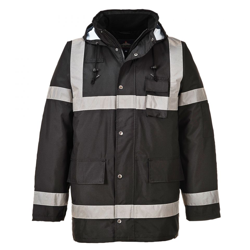 Iona Enhanced Winter Traffic Jacket , L, R, Black