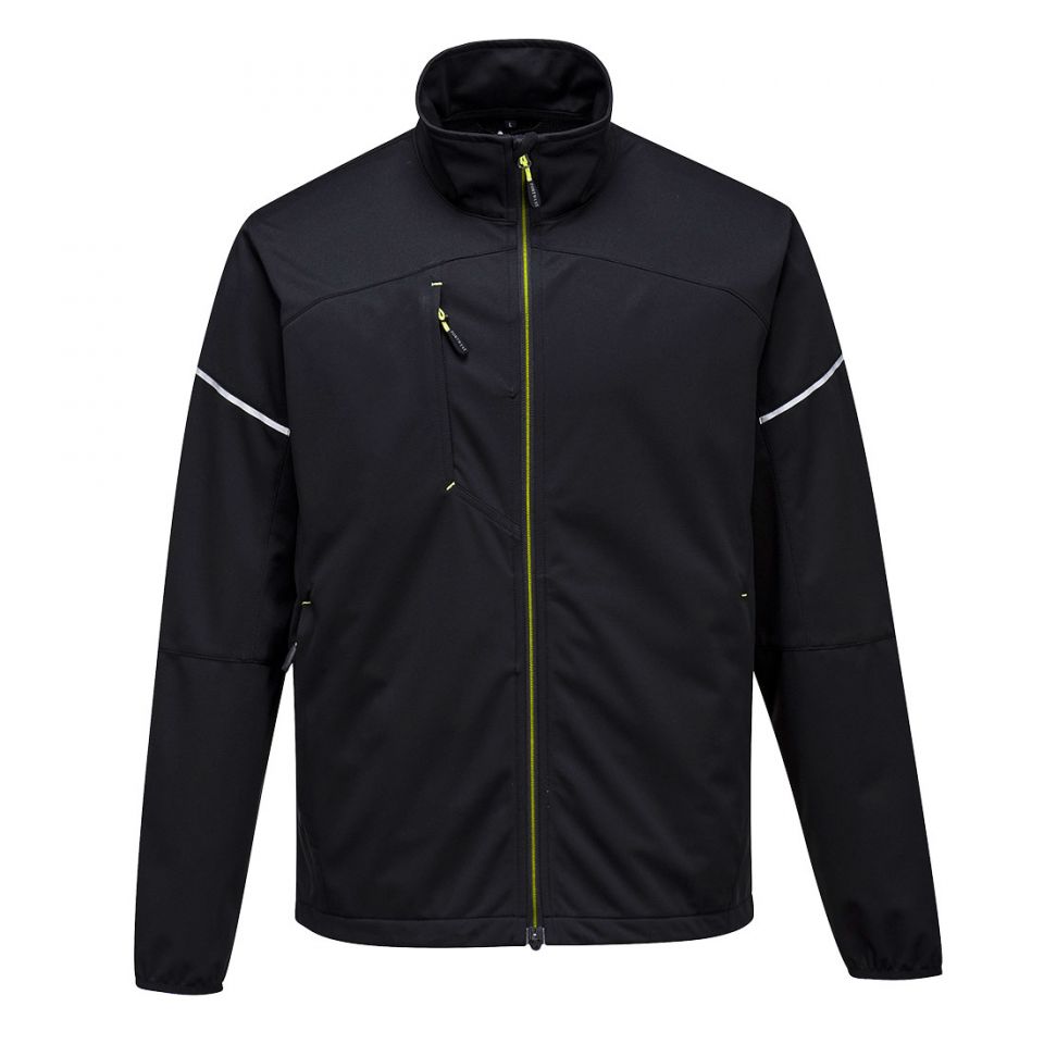 PW3 Flex Shell Jacket, L, R, Black