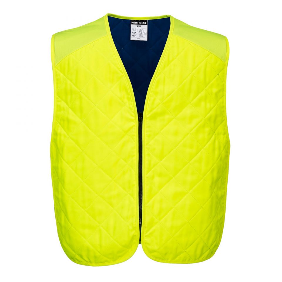 Cooling Evaporative Vest, L/XL, R, Yellow