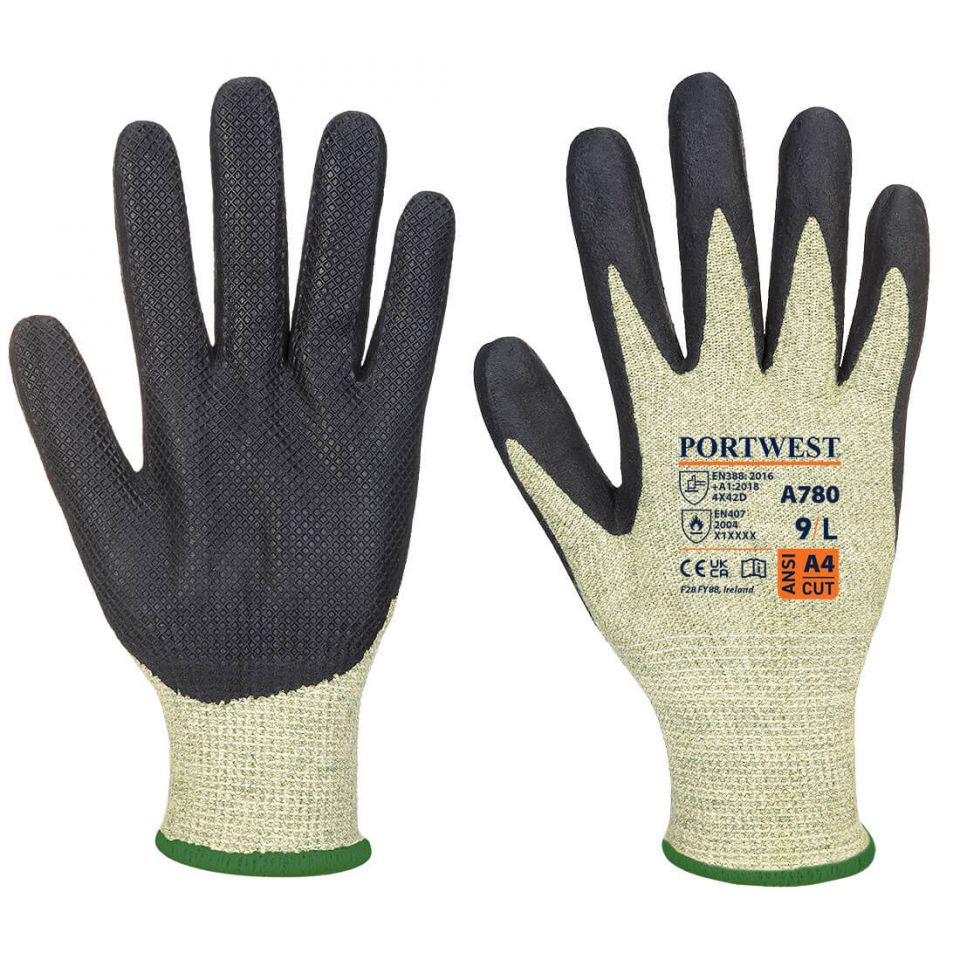 Arc Grip Glove, L, R, Green/Black