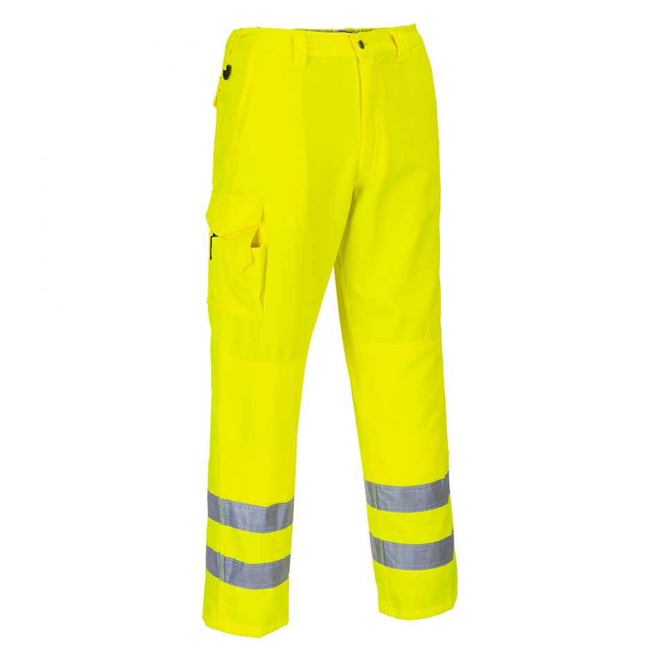 Hi-Vis Service Pants, 4XL, R, Yellow