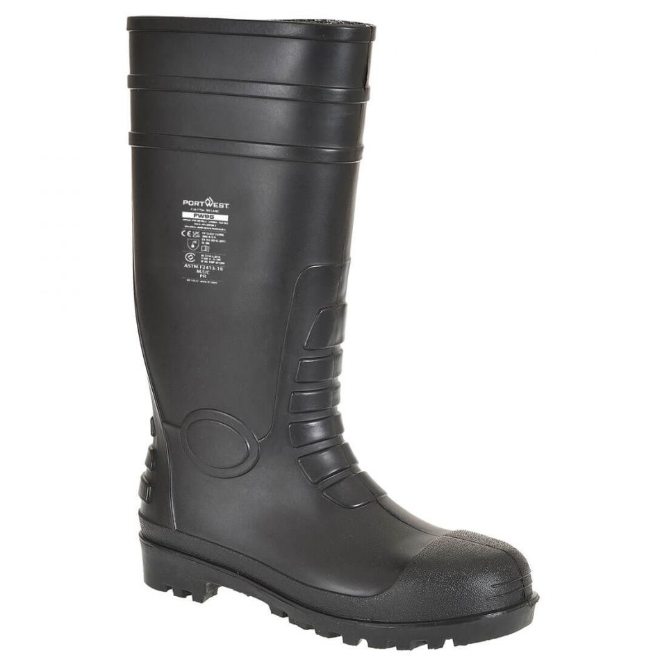 Total Safety Wellington S5 SO SR, 36, R, Black