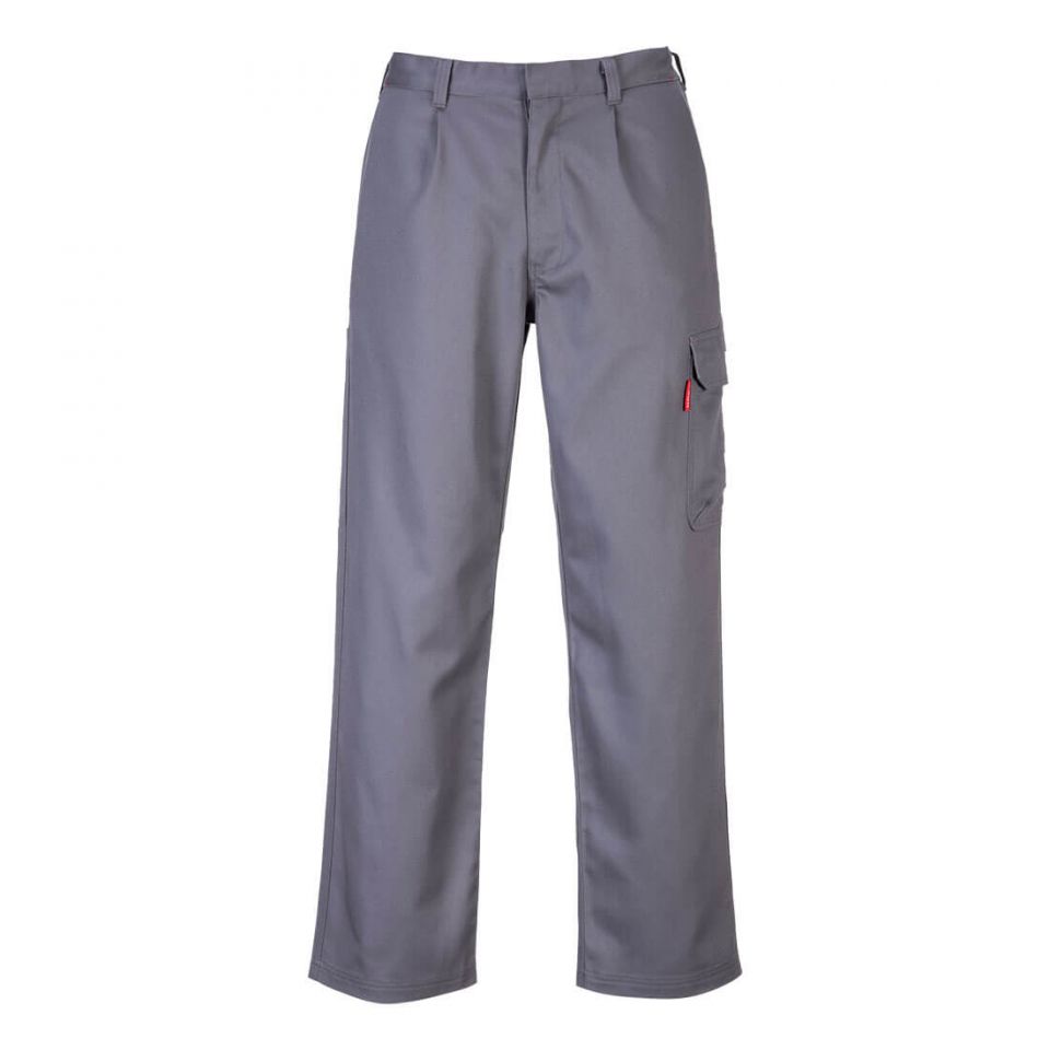 Bizweld Work FR Cargo Pants, 4XL, R, Gray