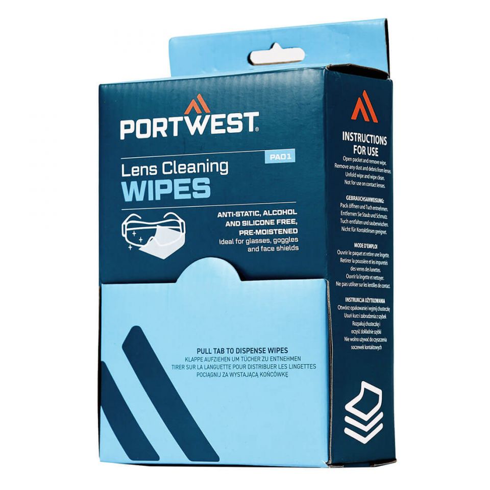 Lens Cleaning Wipes (100 towelettes) , , R, White