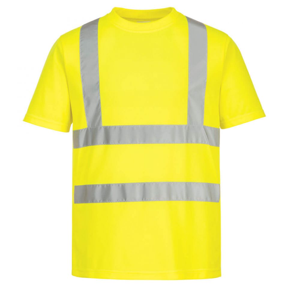 Eco Hi-Vis T-Shirt S/S (6 Pack) , 4XL, R, Yellow