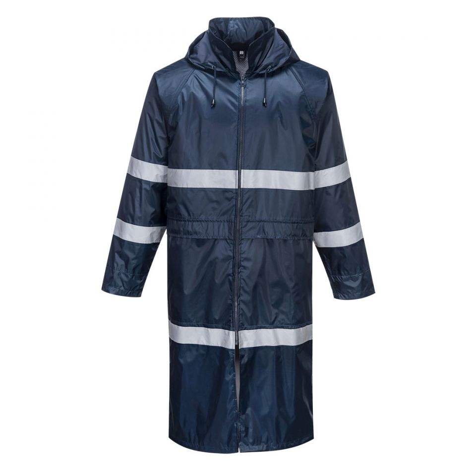 Iona Enhanced Rain Coat 47", 4XL, R, Navy