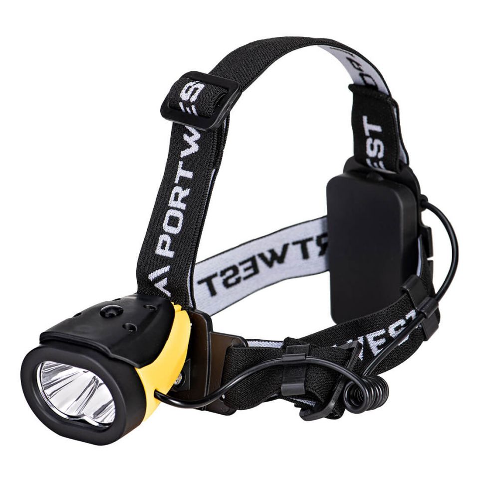 Dual Power Head Lamp, , R, Yellow/Black