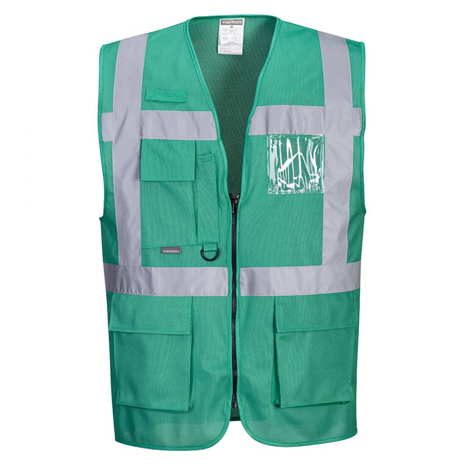 Iona Executive Vest, L, R, Bottle Green