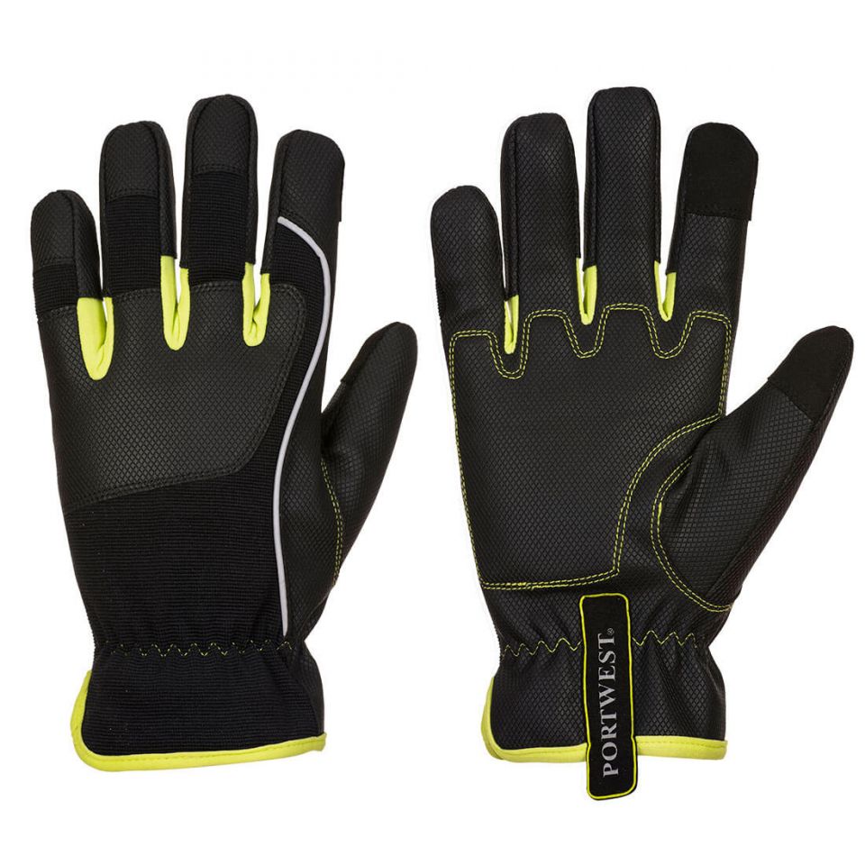 PW3 Tradesman Glove, L, Y, Black/Yellow