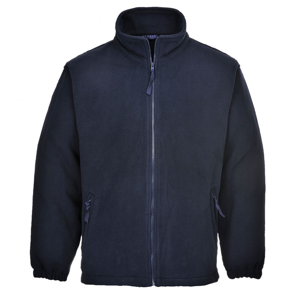 Aran Fleece Jacket, M, R, Navy