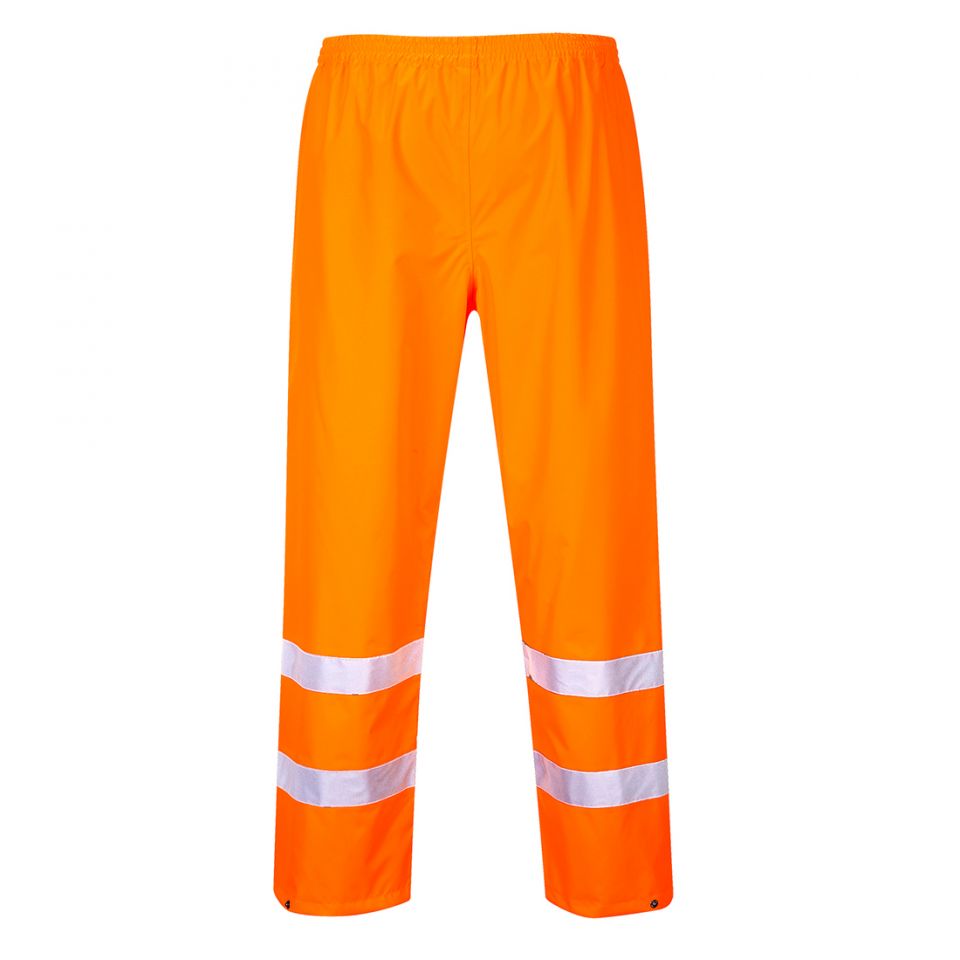 Hi-Vis Rain Pants, L, R, Orange