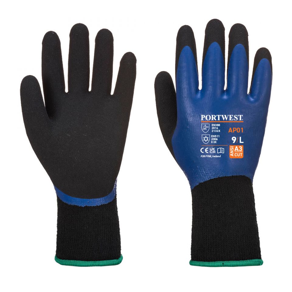 Thermo Pro Glove A3, L, R, Blue/Black