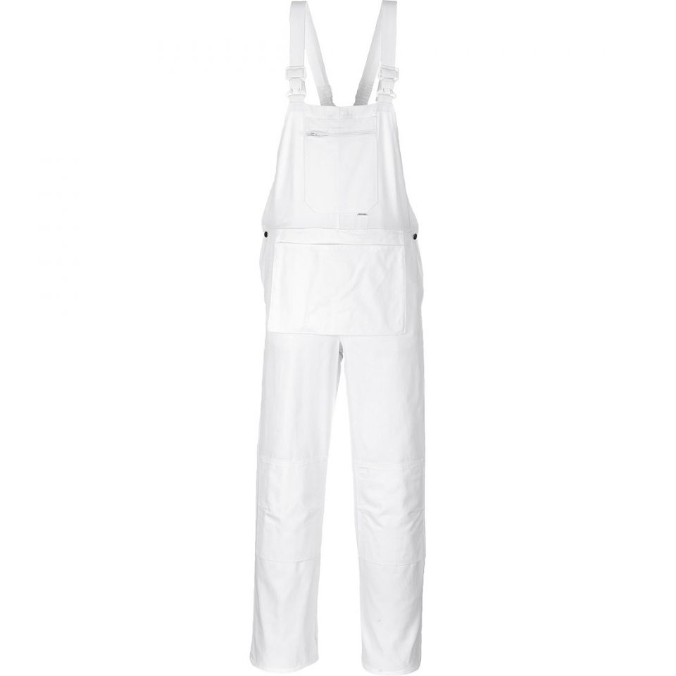 Painters Bolton Bib and Brace, 4XL, R, White