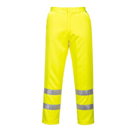 Hi-Vis Polycotton Pants, L, R, Yellow