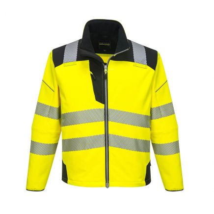 PW3 Hi-Vis Softshell (3L), 4XL, R, Yellow/Black