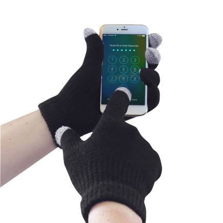 Touchscreen Knit Glove, L/XL, R, Black