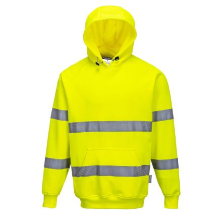 Hi-Vis Hoodie, 4XL, R, Yellow