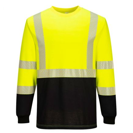 Modaflame Knit Hi-Vis Two Tone FR Crew, 4XL, R, Yellow/Black