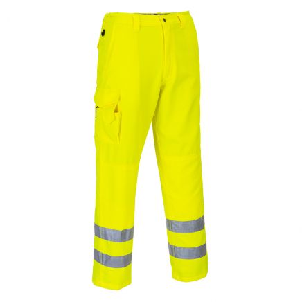 Hi-Vis Service Pants, 4XL, R, Yellow