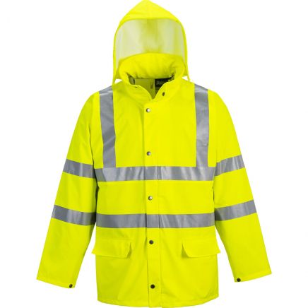 Sealtex Ultra Hi-Vis Rain Jacket , 4XL, R, Yellow