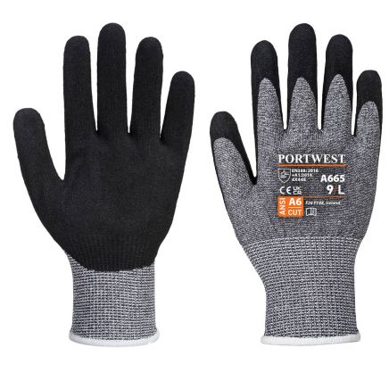 VHR Advanced Cut Glove A6, L, R, Gray