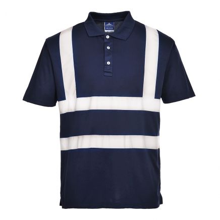 Iona Enhanced Polo Shirt S/S, 4XL, R, Navy