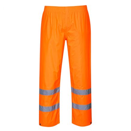 Hi-Vis Rain Pants, 4XL, R, Orange