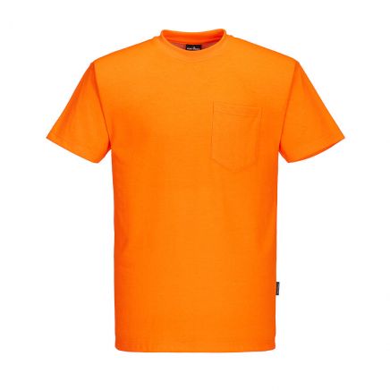 Non Ansi Cotton Blend T-Shirt S/S , 4XL, R, Orange