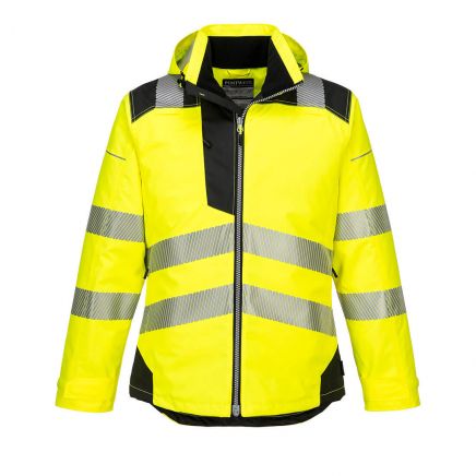 PW3 Hi-Vis Winter Jacket , 4XL, R, Yellow/Black