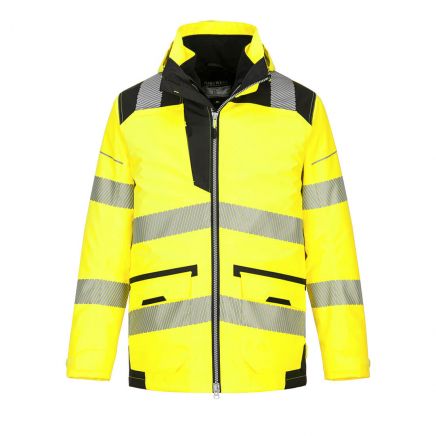 PW3 Hi-Vis Breathable 5-in-1 Jacket, 4XL, R, Yellow/Black