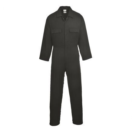 Cotton Work Coverall, L, R, Black