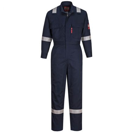 Bizflame 88/12 Women's FR Coverall, L, R, Navy