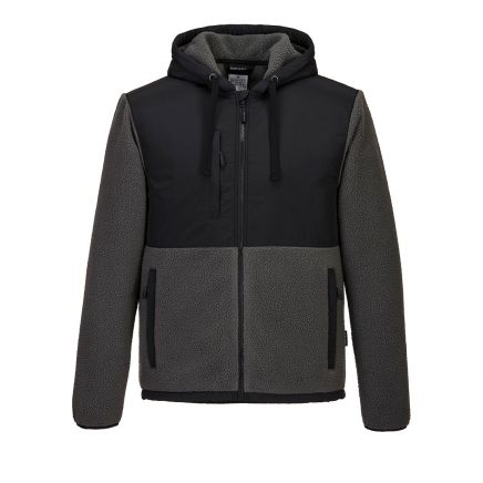 KX3 Borg Fleece, L, Y, Black/Gray