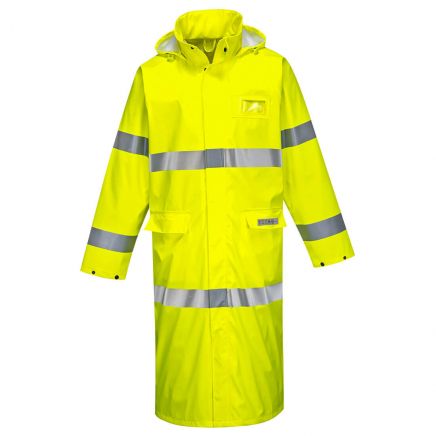 Sealtex Flame Hi-Vis FR Coat 50″, 4XL, R, Yellow